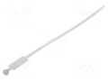 Cable tie; with label; L: 220mm; W: 4.8mm; natural; polyamide; 220N BM GROUP BMT12248