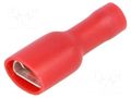 Terminal: flat; 6.3mm; 0.8mm; female; 0.25÷1.5mm2; crimped; tinned BM GROUP BM00191