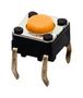 TACTILE SW, SPST-NO, 0.05A, 24VDC, 260GF B3F-1075
