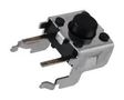 TACTILE SW, SPST-NO, 0.05A, 24VDC, 100GF B3F-3120