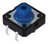 TACTILE SW, SPST-NO, 0.05A, 24VDC, 130GF B3F-5050