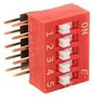 DIP SW, SPST-NO, 0.025A/24V, 5POS, RA TH KAS2105E