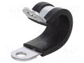 Fixing clamp; ØBundle : 13mm; W: 15mm; steel; Ømount.hole: 6.4mm LAPP RKS-1-13/15