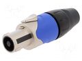 Connector: loudspeaker; plug; female; PIN: 4; for cable; 30A; 133V AMPHENOL SP-4-FN
