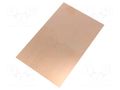 Laminate; FR4,epoxy resin; 1.5mm; L: 160mm; W: 100mm SOLDER PEAK LAM100X160B1.5