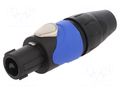 Connector: loudspeaker; plug; female; PIN: 2; for cable; 30A; 133V AMPHENOL SP-2-FB