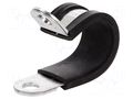 Fixing clamp; ØBundle : 24mm; W: 20mm; steel; Ømount.hole: 8.4mm LAPP RKS-1-24/20