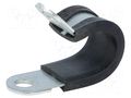 Fixing clamp; ØBundle : 15mm; W: 15mm; steel; Ømount.hole: 6.4mm LAPP RKS-1-15/15