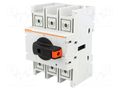 Switch-disconnector; Poles: 3; for DIN rail mounting,screw type LOVATO ELECTRIC GA063A