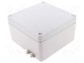 Enclosure: multipurpose; X: 160mm; Y: 160mm; Z: 91mm; ATEX; aluminium RAYCHEM RPG ALUEIN-EX-RJ15