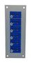 THERMOCPL CONN, W/PANEL, SOCKET, K, 6WAY JM-K-FF + FMP-6