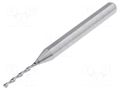 Drill bit; Ø: 0.95mm; L: 38.2mm; PCB; 1/8" (3,175mm) KEMMER PRAEZISION SM32-0.95