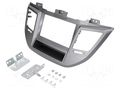 Radio frame; Hyundai; 2 DIN; silver PER.PIC. RAM-40.443.3