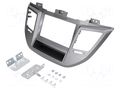 Radio frame; Hyundai; 2 DIN; silver PER.PIC. RAM-40.443.3