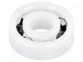Bearing: ball; Øint: 12mm; Øout: 28mm; W: 8mm; glass; Cage: polyamide IGUS BB-6001-B180-10-GL