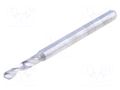 Drill bit; Ø: 2.45mm; L: 38.2mm; tungsten carbide; 1/8"; 3.175mm KEMMER PRAEZISION SM32-2.45