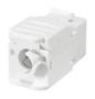 RJ45 CONN, JACK, UTP, 8P8C, 1PORT, CABLE SGKWHCT