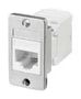 RJ45 CONN, JACK, UTP, 8P8C, 1PORT, PANEL SGKCTPM