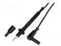 Test lead; 20A; probe tip,banana plug 4mm; with protection ELECTRO-PJP 4412-D4-IEC-100N