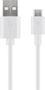 Micro-USB Charging and Sync Cable, 1 m, white - for Android devices, white 43837