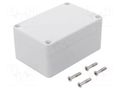 Enclosure: multipurpose; X: 68mm; Y: 100mm; Z: 50mm; ABS; light grey COMBIPLAST CP-11-4