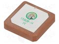 Antenna; GPS; RHCP; 50Ω; 18x18x4mm; ceramics; -40÷105°C SR PASSIVES ANT1590-1840H