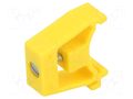 Holder; yellow; polyamide; 8.6mm; TS15 POKÓJ KU-15