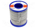 Tin; lead free; Sn96,3Ag3,7; 2mm; 1kg; reel; Melt.point: 221°C; 3% CYNEL SN96A-2.0/1.0