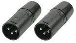 XLR DMX TERMINATOR, PLUG, 3POS, 2PK 555-11916