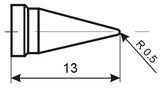 Antgalis 1mm litavimo stotelėms LF-2000, LF-8800, Xytronic 44-710652