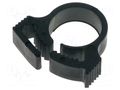 Fixing clamp; ØBundle : 10.4÷11.7mm; W: 5.9mm; polyamide; black HELLERMANNTYTON SNP4