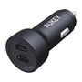 Car Charger Aukey CC-Y23, 2xUSB-C, 65W (black), Aukey CC-Y23