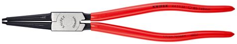 KNIPEX 44 11 J4 Circlip Pliers for internal circlips in bore holes plastic coated black atramentized 320 mm 44 11 J4 4003773042549