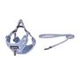 Dogness cat leash 1,5m+harness walking set (light blue), Dogness CAT SET BLUE