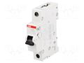 Circuit breaker; 230/400VAC; Inom: 25A; Poles: 1; Charact: B; 6kA ABB S201-B25