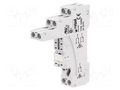 Socket; PIN: 8; 12A; 300VAC; on panel,for DIN rail mounting RELPOL GZM80
