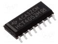 IC: digital; demultiplexer,multiplexer; Ch: 2; SMD; SO16; HCT TEXAS INSTRUMENTS CD74HCT4052M