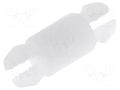 PCB distance; polyamide; L: 6.3mm; push-in,snap fastener; natural KSS WIRING SP-6