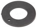 Bearing: thrust washer; Øout: 36mm; Øint: 20mm; iglidur® X; black IGUS XTM-2036-015