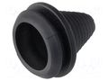 Grommet; stepped; PVC; black; Øcable: 5÷17mm; t: 3mm ESSENTRA SR1709-17