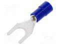 Tip: fork; M6; Ø: 6.3mm; 1.5÷2.5mm2; crimped; for cable; insulated BM GROUP BM00232