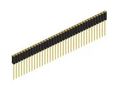 PCB RCPT, 36POS, 1ROW, 2.54MM, THT BL 13 36