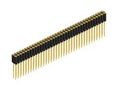PCB RCPT, 72POS, 2ROW, 2.54MM, THT BL 14 72