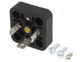 Connector: valve connector; socket; form A; 18mm; male; PIN: 3; 16A HIRSCHMANN GSA2000SW