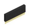 PCB RCPT, 21POS, 1ROW, 1.27MM, THT BLM KG 1 21 G