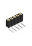 PCB RCPT, R/A, 5POS, 1ROW, 2MM, THT BLY 3 5