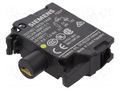 Illuminating unit; 22mm; 3SU1.5; -25÷70°C; Illumin: LED; front SIEMENS 3SU1401-1BB30-1AA0