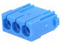 Connector: HDC; contact insert; male-female; MIXO; PIN: 3; snap-in ILME CX03P