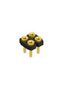 PCB RCPT, 4POS, 2ROW, 2.54MM, THT MK LP 218 4 G
