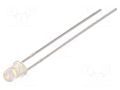 LED; white cold; 3mm; 10000÷12000mcd; 20°; Front: convex; 3.5÷4VDC LUCKYLIGHT LL-304WC2E-W2-3TC